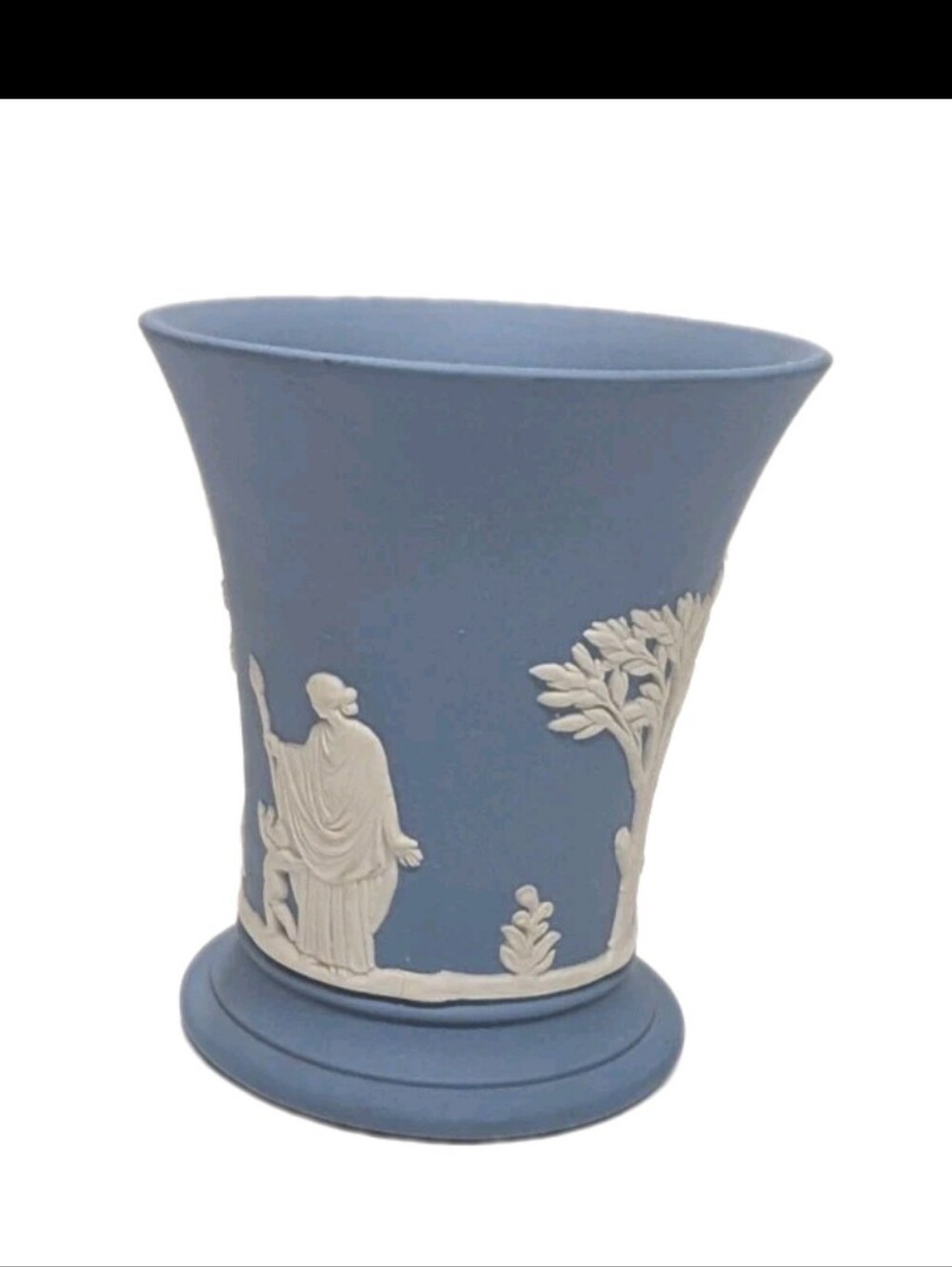 Wedgwood Jasper Vase Trumpet Cup England Victorian - Picture 2 of 14